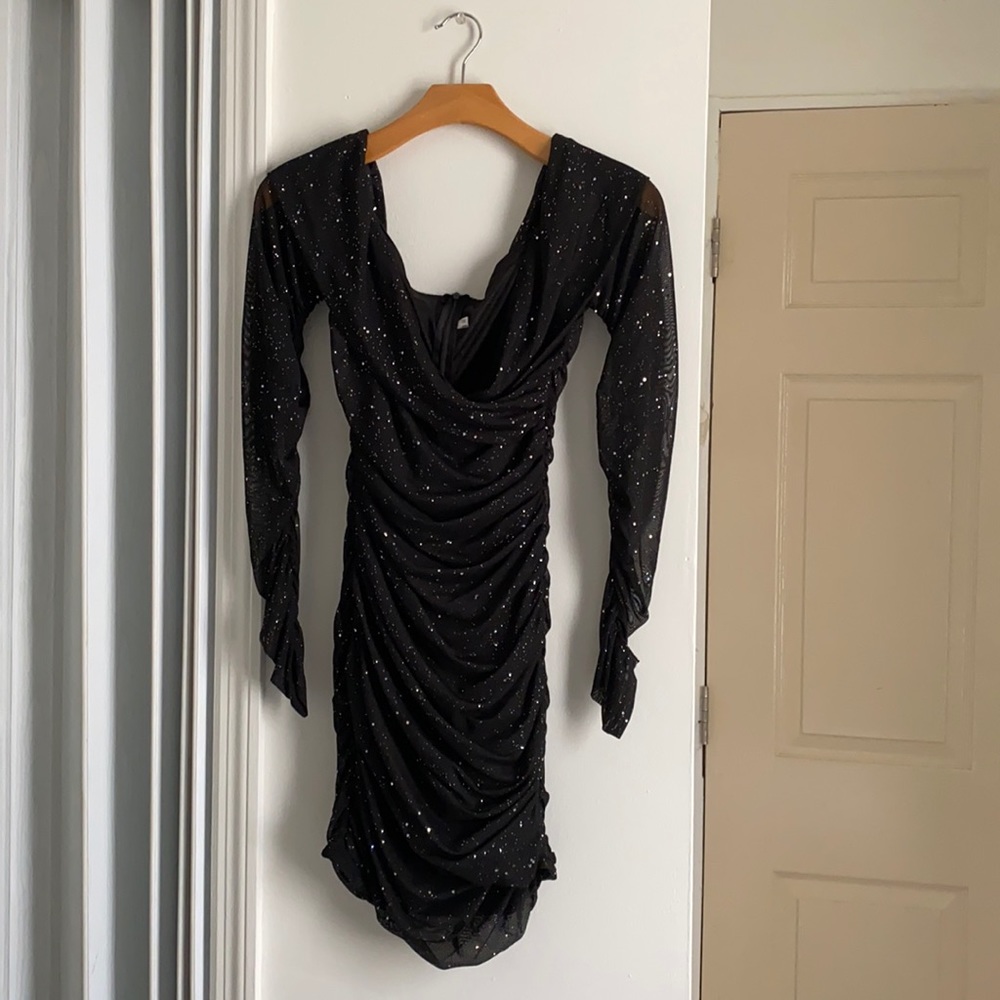 Mini black dress good condition